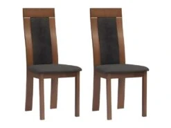 Ensemble Table + 4 Chaises BELINDA - Hêtre Et Noyer -Mobilia Boutique ensemble table chaises 393467