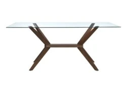 Ensemble Table + 4 Chaises BELINDA - Hêtre Et Noyer -Mobilia Boutique ensemble table chaises 393483