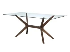 Ensemble Table + 4 Chaises BELINDA - Hêtre Et Noyer -Mobilia Boutique ensemble table chaises 393485