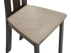 Ensemble Table + 4 Chaises - Hêtre Massif - Wengé - DOMINGO -Mobilia Boutique ensemble table chaises 401641