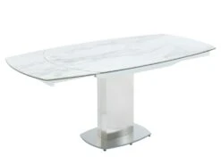 Ensemble Table TALICIA + 4 Chaises PEGA - Blanc Et Bleu -Mobilia Boutique ensemble table chaises 432183