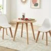 Ensemble Table Enfant LOULOUNE + 2 Chaises LILINOU - Naturel Et Blanc -Mobilia Boutique ensemble table et chaise 13538875