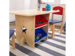 Table, Chaises Et Bac Rangement Enfant En Bois Etoile -Mobilia Boutique ensemble table et chaise 17709025