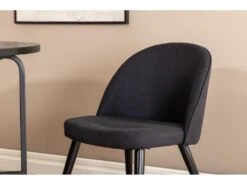 Skate Ensemble Table, Table Noir Et 4 Velvet Chaises Noir. -Mobilia Boutique ensemble table et chaise 22196529