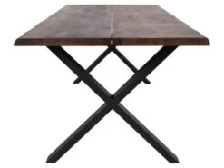 Tony Salle à Manger, 1 Table à Manger Et 6 Chaises, Marron Et Chêne. -Mobilia Boutique ensemble table et chaise 22199915