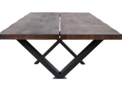 Tony Salle à Manger, 1 Table à Manger Et 6 Chaises, Marron Et Chêne. -Mobilia Boutique ensemble table et chaise 22199917