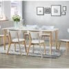 Ensemble Table + 6 Chaises - CARINE - Blanc 1 Ensemble Table + 6 Chaises - CARINE - Blanc -Mobilia Boutique ensemble tables chaises 259253