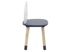 Chaise En Bois Pour Enfant Monsieur Madame Monsieur Heureux -Mobilia Boutique fauteuil 13498005