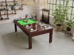 Table Transformable - Billard IMPERIALE - Hauteur Ajustable - 207 X 114 X 79 Cm