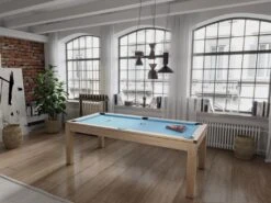 Table Transformable - Billard & Ping-pong BALTHAZAR - 213*112*81.5cm - Bleu 12 Table Transformable - Billard & Ping-pong BALTHAZAR - 213*112*81.5cm - Bleu -Mobilia Boutique jeux interieur 13621697