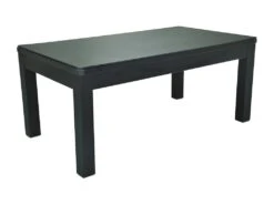 Table Transformable Noire - Billard & Ping-pong - L182 X L102 X H80 Cm - SOUSA -Mobilia Boutique jeux interieur 504575