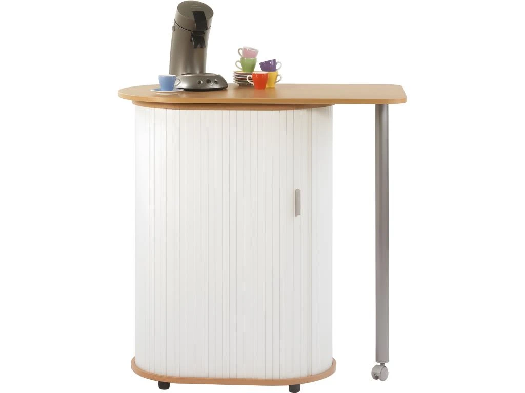 Meuble Mange-Debout Hêtre Blanc 4 Meuble Mange-Debout Hêtre Blanc – Image 2