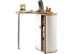 Meuble Mange-Debout Hêtre Blanc 9 Meuble Mange-Debout Hêtre Blanc -Mobilia Boutique meuble de cuisine 10038219