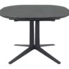 Table De Repas Ovale Extensible D.110/150 Cm En Céramique Gris - DIVA -Mobilia Boutique table a manger 10031029