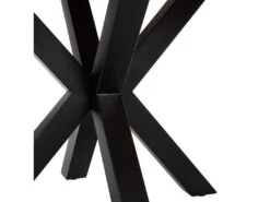 EGUR - Table Repas Carrée 130cm Pieds Métal Et Plateau Bois -Mobilia Boutique table a manger 10031395