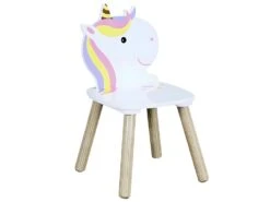 UNICORN - Ensemble Table Et 2 Chaises Enfant Motif Licorne -Mobilia Boutique table a manger 10031853