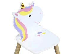 UNICORN - Ensemble Table Et 2 Chaises Enfant Motif Licorne -Mobilia Boutique table a manger 10031855