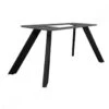 4 Pieds De Table De Repas Inclinés En Métal Noir H.65 Cm - 08 -Mobilia Boutique table a manger 10032095