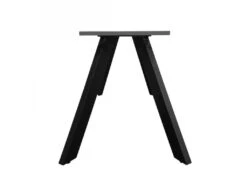 4 Pieds De Table De Repas Inclinés En Métal Noir H.65 Cm - 08 -Mobilia Boutique table a manger 10032101