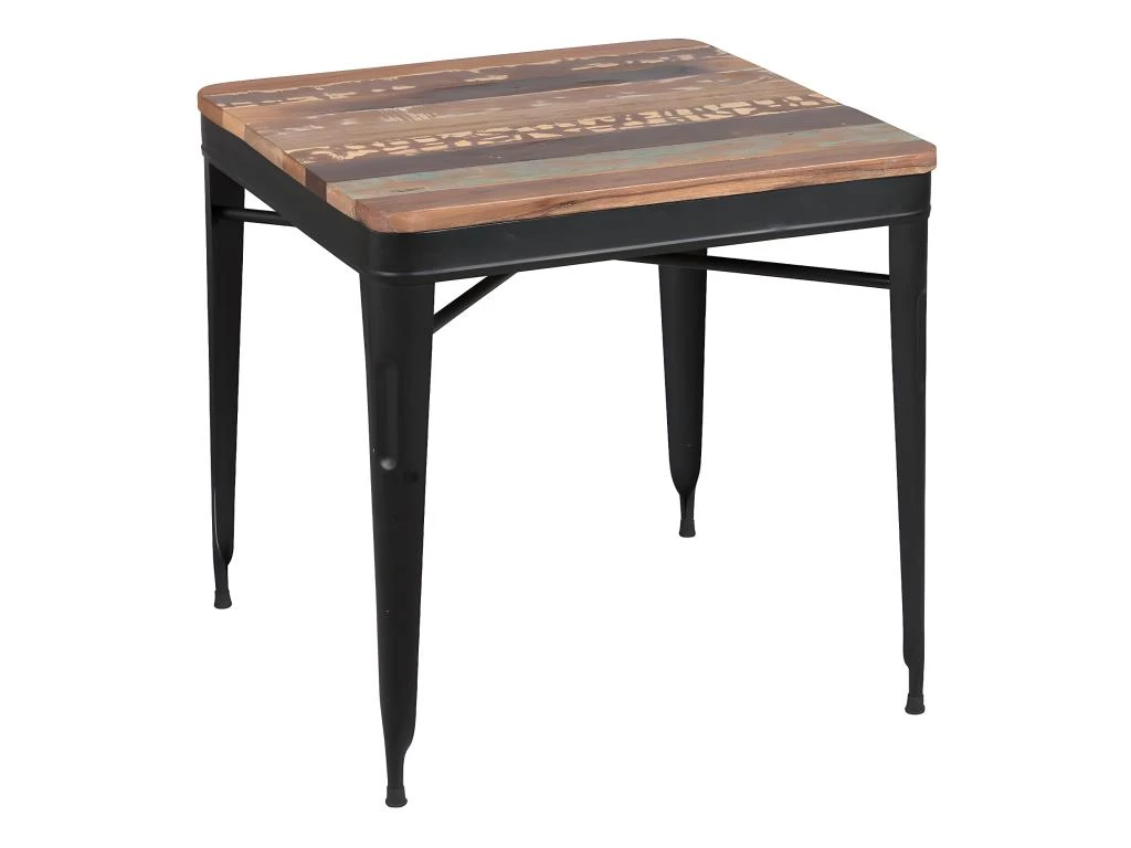 REPLAY - Table Repas Carrée 77cm Aspect Vieilli 3 REPLAY - Table Repas Carrée 77cm Aspect Vieilli