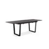 Table Extensible 176/216 Cm Plateau Céramique Gris Anthracite - VERONA -Mobilia Boutique table a manger 10033605