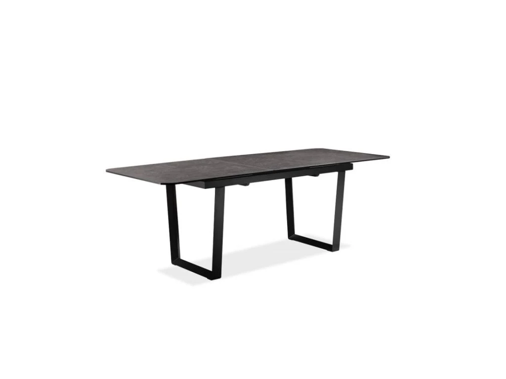 Table Extensible 176/216 Cm Plateau Céramique Gris Anthracite - VERONA 3 Table Extensible 176/216 Cm Plateau Céramique Gris Anthracite - VERONA