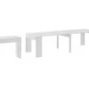 Table Console Extensible Avec Rallonges, Jusqu'a 300 Cm, Blanc Mat. 1 Table Console Extensible Avec Rallonges, Jusqu'a 300 Cm, Blanc Mat. -Mobilia Boutique table a manger 10035961