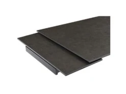 Table Extensible 160/240 Cm Céramique Gris Foncé Pied Croix - UTAH 04 -Mobilia Boutique table a manger 10233457