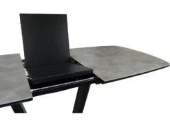 Table De Repas Extensible En Céramique Grise 160 à 200 Cm - CERA -Mobilia Boutique table a manger 10233591