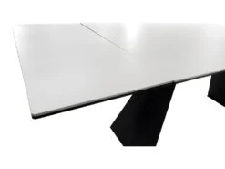 Table De Repas Extensible 160/240 Cm En Céramique Blanc - OPALE -Mobilia Boutique table a manger 10233707