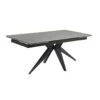 Table Extensible 160/240 Cm Céramique Gris Marbré Pied étoile - ARIZONA 06 -Mobilia Boutique table a manger 10233731