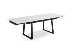 Table Extensible 160/240 Cm Céramique Blanc Pieds Luge - OREGON 02 8 Table Extensible 160/240 Cm Céramique Blanc Pieds Luge - OREGON 02 -Mobilia Boutique table a manger 10233783