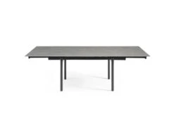 Table Extensible 160/240 Cm Céramique Gris Marbré Pieds Droits - ARIZONA 09 -Mobilia Boutique table a manger 10233883
