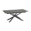 Table De Repas Extensible 160 à 200 Cm Plateau Céramique Gris - SPLENDIDE -Mobilia Boutique table a manger 10234089