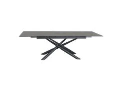 Table De Repas Extensible 160 à 200 Cm Plateau Céramique Gris - SPLENDIDE -Mobilia Boutique table a manger 10234093
