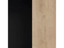 Table De Repas Revêtement Effet Chêne Piètement Métal Noir Mat - MODE -Mobilia Boutique table a manger 10346497