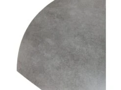 Table Extensible Ovale 120/180 Cm Céramique Gris Anthracite - ADELPHIA -Mobilia Boutique table a manger 10346613