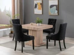 Table à Manger Extensible 4 à 10 Couverts En MDF - Naturel - MIROSLAV -Mobilia Boutique table a manger 10733191