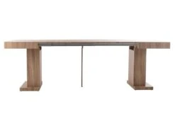 Table à Manger Extensible 4 à 10 Couverts En MDF - Naturel - MIROSLAV -Mobilia Boutique table a manger 10733207