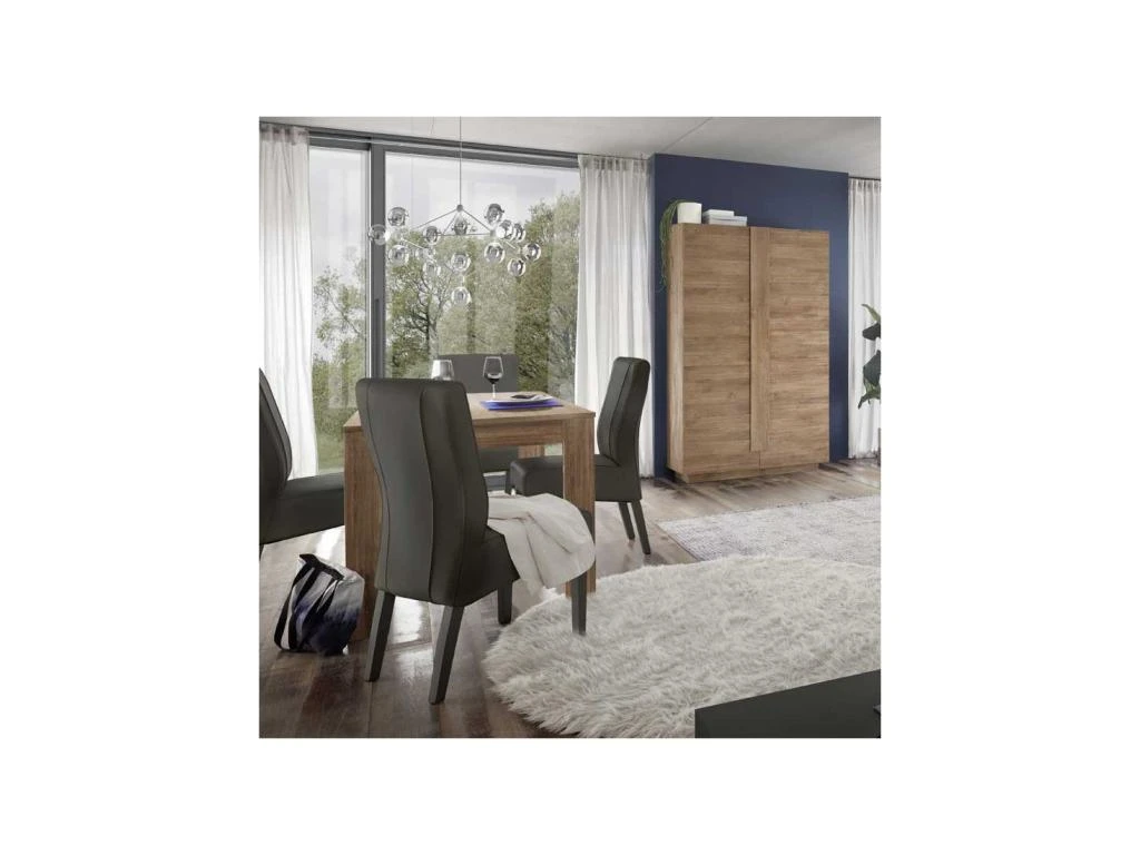 Table De Repas à Allonge Chêne Noisette - STARS 4 Table De Repas à Allonge Chêne Noisette - STARS – Image 2