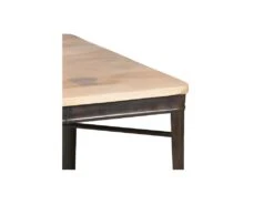Table De Repas Carrée Acier/Bois Recyclé - CHALERSTON -Mobilia Boutique table a manger 11138795