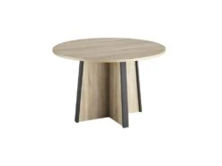 Table De Réunion Bois/Noir - HUGUES