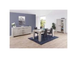 Table De Repas Rectangulaire Chêne Granulé - MOUSCRON -Mobilia Boutique table a manger 11139247