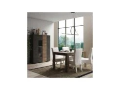 Table De Repas 180 Cm Chêne Noisette - BOLZANO 7 Table De Repas 180 Cm Chêne Noisette - BOLZANO -Mobilia Boutique table a manger 11139561