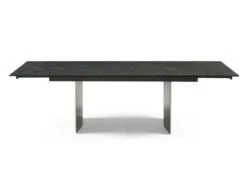 Table à Manger Extensible 6 à 10 Couverts En Céramique Et Métal - Effet Marbre Noir - MISENO De Pascal MORABITO 18 Table à Manger Extensible 6 à 10 Couverts En Céramique Et Métal - Effet Marbre Noir - MISENO De Pascal MORABITO -Mobilia Boutique table a manger 11166855