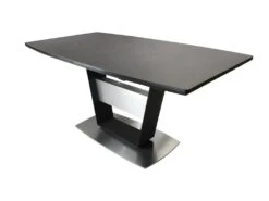 Table De Repas Extensible 160 / 210 Cm En Céramique Gris - DIVINE