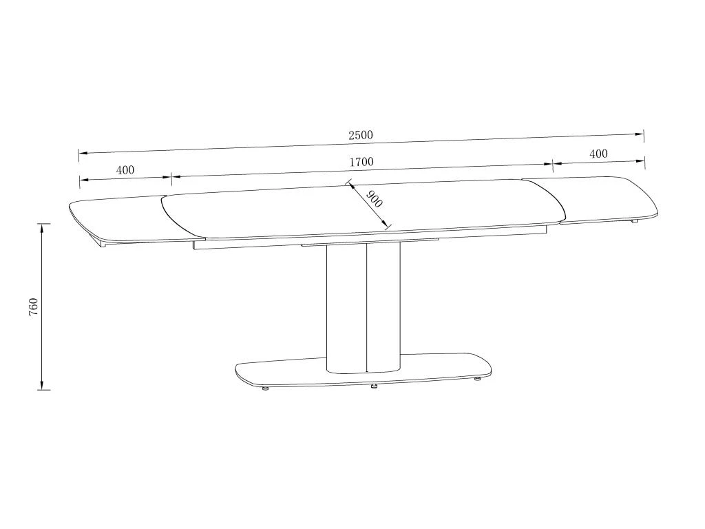 Table à Manger Extensible 6 à 10 Couverts En Céramique Et Métal - Effet Marbre Blanc Et Taupe - CARIOULA De Pascal MORABITO 14 Table à Manger Extensible 6 à 10 Couverts En Céramique Et Métal - Effet Marbre Blanc Et Taupe - CARIOULA De Pascal MORABITO – Image 12