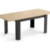 Table à Manger Extensible 160/200 Cm Craft - Naturel -Mobilia Boutique table a manger 12305255