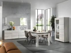 Table à Manger 160 Cm Chêne Blanchi Elba - Chêne -Mobilia Boutique table a manger 12305293