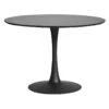 Table De Repas Ronde Noire Pied Central - STILL -Mobilia Boutique table a manger 12340181